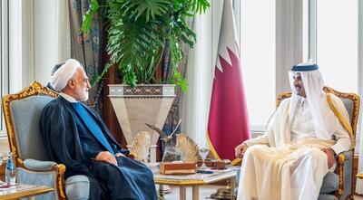 در دیدار رئیس قوه قضاییه ایران با امیر قطر چه گذشت؟