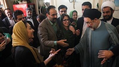 هانیه توسلی در جشن تولد سید محمد خاتمی