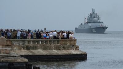 ورود کشتی‌های نظامی روسیه به آب‌های کوبا