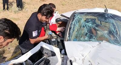 حادثه رانندگی در کرمانشاه ۲ فوتی و ۲ مصدوم بر جا گذاشت