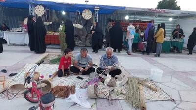 برپایی بازارچه صنایع‌دستی در کازرون