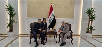 استقبال معاون وزیر خارجه عراق از علی باقری در فرودگاه بغداد