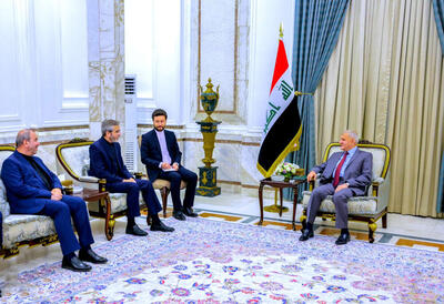 رئیس‌جمهور عراق بر اهمیت همکاری با ایران در زمینه‌های مختلف تاکید کرد