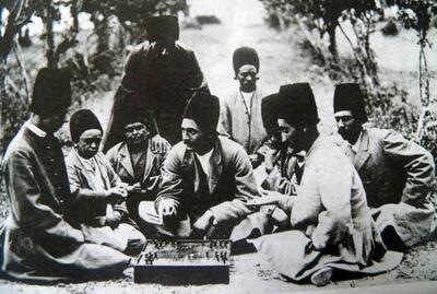 شطرنج بازی درباری‌های قاجار