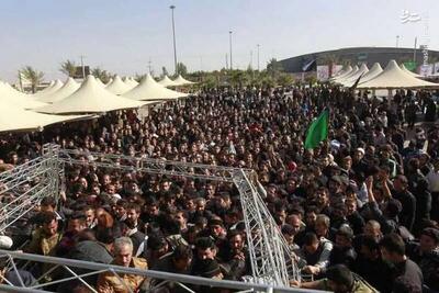 فیلم/ ازدحام جمعیت زوار کربلا در مرز مهران