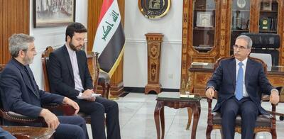 باقری با رئیس شورای علی قضایی عراق دیدار کرد