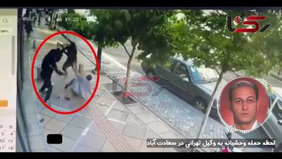 حمله وحشیانه به وکیل دادگستری در تهران + گفت و گو