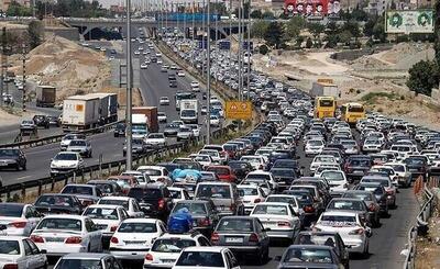 اعلام وضعیت ترافیک در آزادراه کرج- تهران
