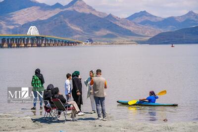 دریاچه ارومیه جان گرفت  + عکس
