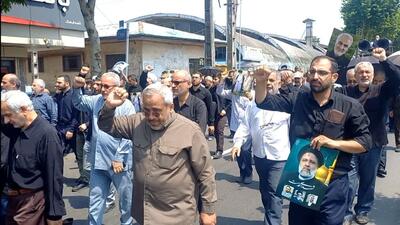 تظاهرات ضد صهیونیستی رشتوندان در حمایت از مردم غزه
