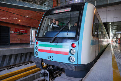 اولین قطارچینی زمستان به تهران می رسد
