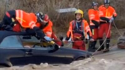 (ویدئو) وقوع سیل شدید در مورسیا اسپانیا