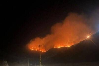 آتش‌سوزی در پایگاه نظامی رژیم صهیونیستی در پی حمله موشکی القسام