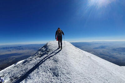 مرگ کوهنورد ایرانی در راه صعود به قله آرارات ترکیه+ تصویر