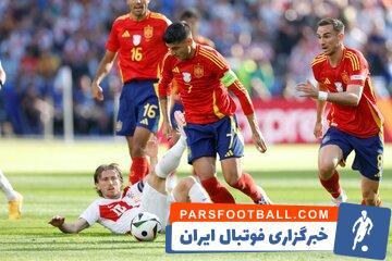 لاروخا کروات‌ها را در هم کوبید - پارس فوتبال | خبرگزاری فوتبال ایران | ParsFootball