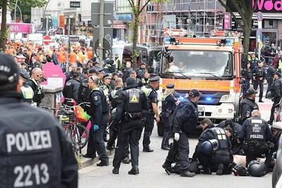 حواشی امنیتی مسابقات یورو ۲۰۲۴/ شلیک پلیس به مهاجم تبر به دست