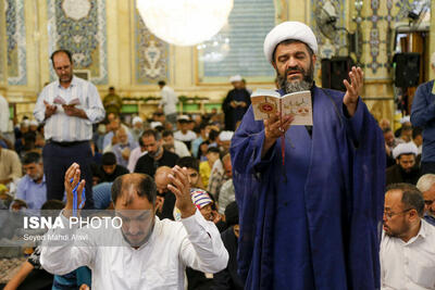 تصاویر: دعای عرفه در مسجد جمکران