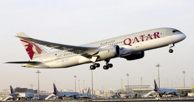 لحظات بحرانی افتادن بویینگ ۷۸۷ قطر در چاله هوایی و زخمی شدن مسافران + فیلم