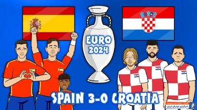 شبیه سازی بازی اسپانیا و کرواسی در یورو 2024 - پارس فوتبال | خبرگزاری فوتبال ایران | ParsFootball