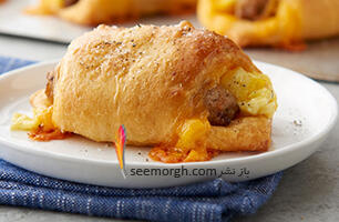 رول سوسیس و تخم مرغ یک صبحانه لاکچری و ارزان قیمت!!