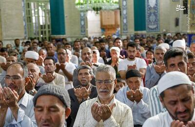عکس/ نماز عید قربان در مسجد جمکران