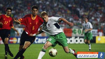 صعود اسپانیا به یک چهارم نهایی جام جهانی با غلبه بر ایرلند در ضربات پنالتی (2002/6/16) - پارس فوتبال | خبرگزاری فوتبال ایران | ParsFootball