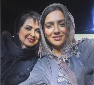 عروس و خواهرشوهر سینمای ایران در یک قاب