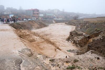 ببینید/ امروز، حجم عجیب سیلاب در شهر راز خراسان شمالی