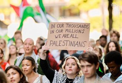 عکس/ تظاهرات همبستگی با غزه و فلسطین در اسلو