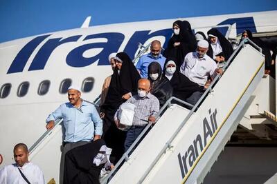 بازگشت ۳ زائر بیمار در اولین پرواز حجاج به ایران