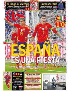 روزنامه آ اس| اسپانیا جشن است