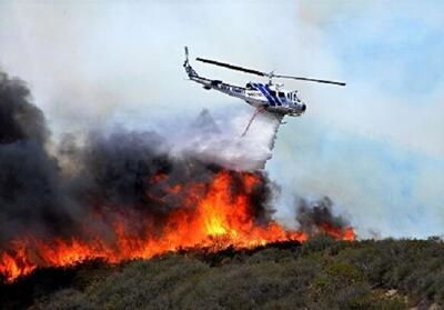 آتش‌سوزی گسترده در پلدختر استان لرستان