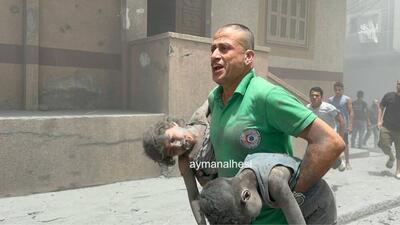 شهادت ۵۴ فلسطینی در حملات امروز به نوار غزه/ شهادت ۴ کودک بر اثر سوءتغذیه طی یک‌هفته