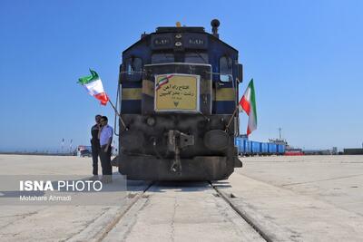 ترانزیت گوگرد ترکمنستان از راه آهن رشت - کاسپین