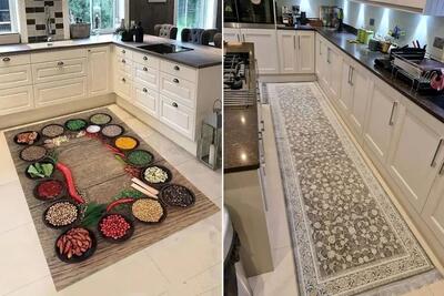 زیباترین فرش های آشپزخانه / الان فقط دوره فرشای مینیمال و مدرنه مثلا اینا چقده شیکن