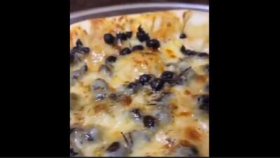 اقدام عجیب یک آشپز در پخت پیتزا با مورچه (فیلم)