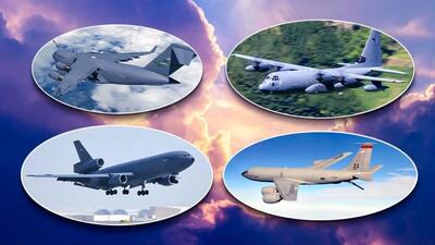 (تصاویر) ۵ فروند از بهترین هواپیماهای سوخت رسان جهان؛ از KC-46 Pegasus تا Il-78 Midas