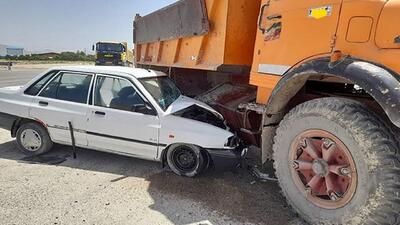 تصادف سواری با کامیون در جاده خراسان شمالی ۵ مصدوم برجا گذاشت