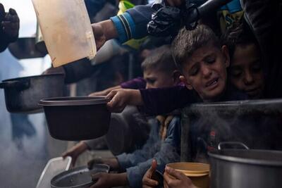 ۳۵۰۰ کودک در غزه به علت سوء تغذیه در آستانه مرگ قرار دارند