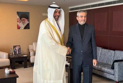 رایزنی علی باقری با وزیرخارجه کویت