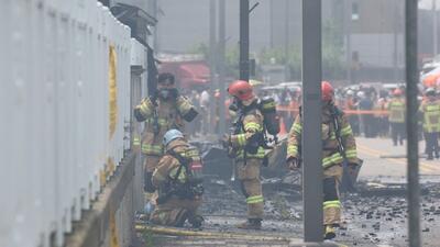 ۲۲ کشته و مفقود در آتش سوزی یک کارخانه در کره جنوبی