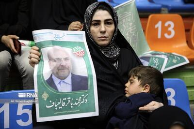 (تصاویر) سفر انتخاباتی قالیباف به تبریز
