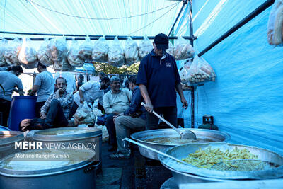 تصاویر: آماده سازی مهمونی کیلومتری عید غدیر