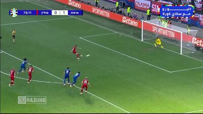 گل تساوی لهستان توسط لواندوفسکی مقابل فرانسه (ویدئو)