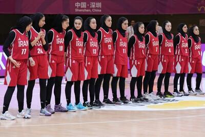 دومین پیروزی دختران زیر ۱۸ سال ایران در کاپ بسکتبال آسیا