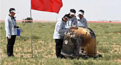 کاوشگر چینی از سفر به نیمه تاریک ماه بازگشت