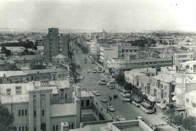 (عکس) میدان حسن‌آباد تهران ۶۷ سال قبل این شکلی بود
