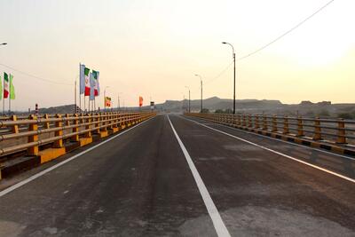 بهره‌برداری از یکی بزرگ‌ترین پل‌های شهر بندرعباس/ کاهش 60 درصدی ترافیک + فیلم