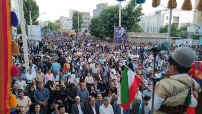تصاویری از استقبال گسترده مردم یاسوج از آذری‌جهرمی