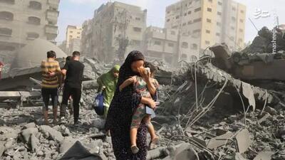 این تصویری از یک فیلم نیست، اینجا غزه است!
